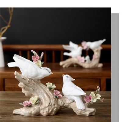TƯỢNG ĐÔI CHIM TRẮNG HẠNH PHÚC